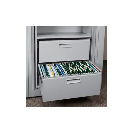 Datum Filing Systems Rotary File Cabinet Components, Legal File/Storage Drawer, Light Gray XLG-FS1-T47